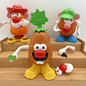 Mr. Potato Head Spud's Buds  Playskool Hasbro 2002 Lot of 18 Carrot Potato Parts